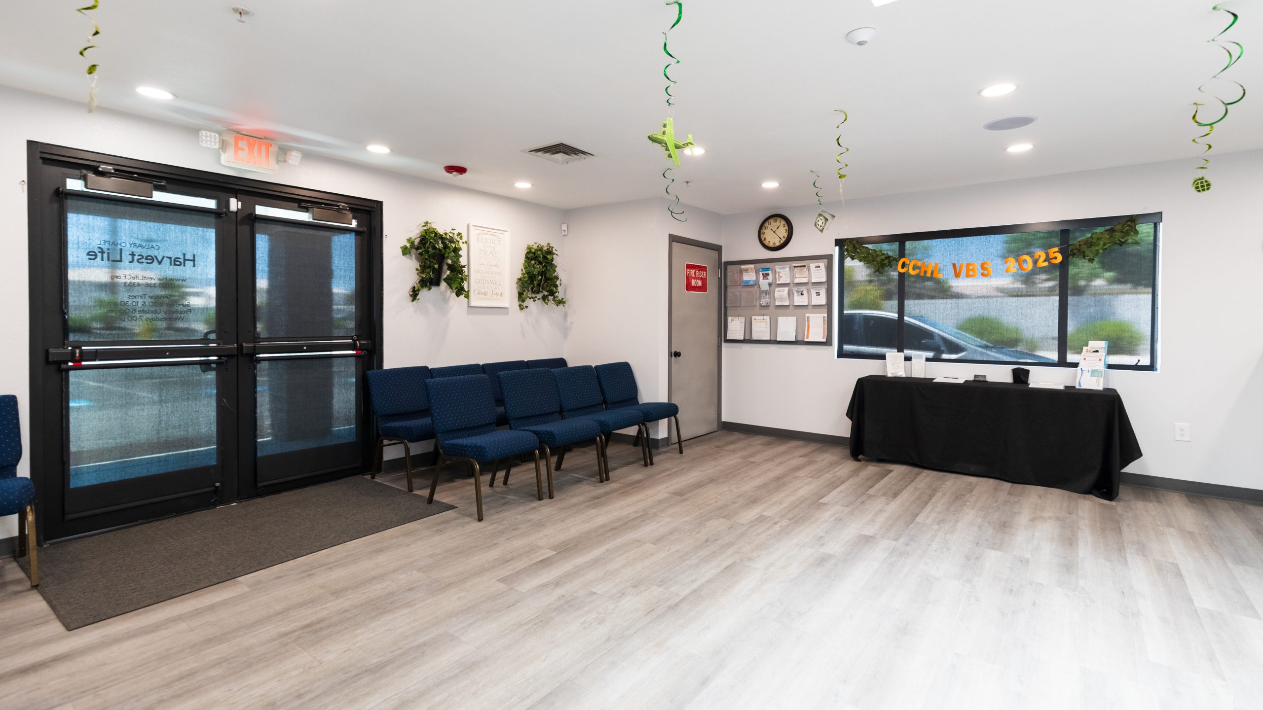 Church lobby